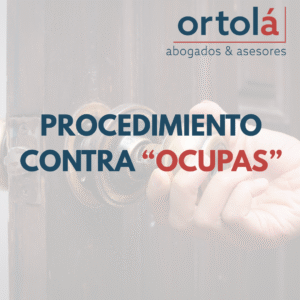 Procedimiento contra "ocupas"