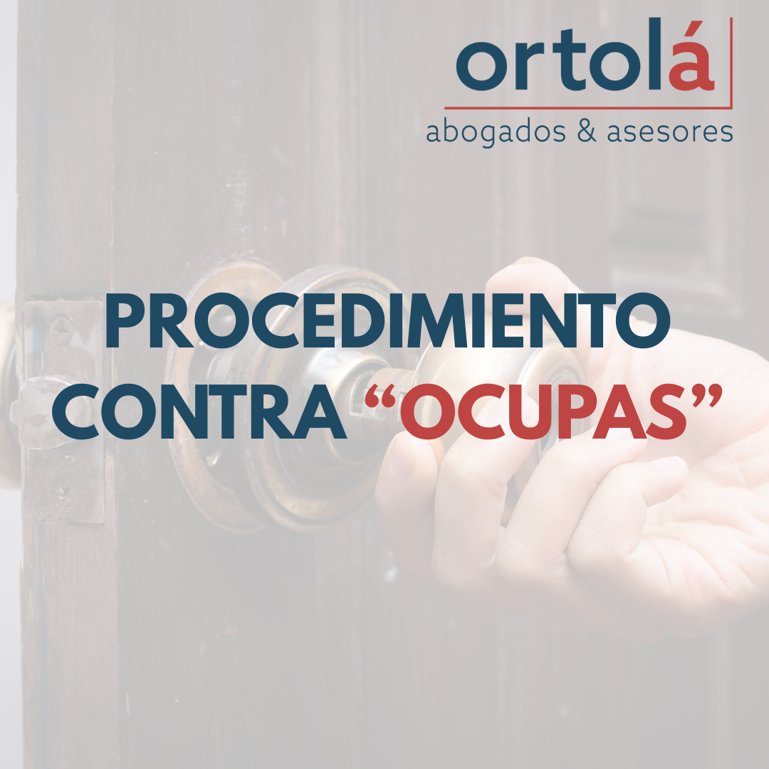 Procedimiento contra "ocupas"